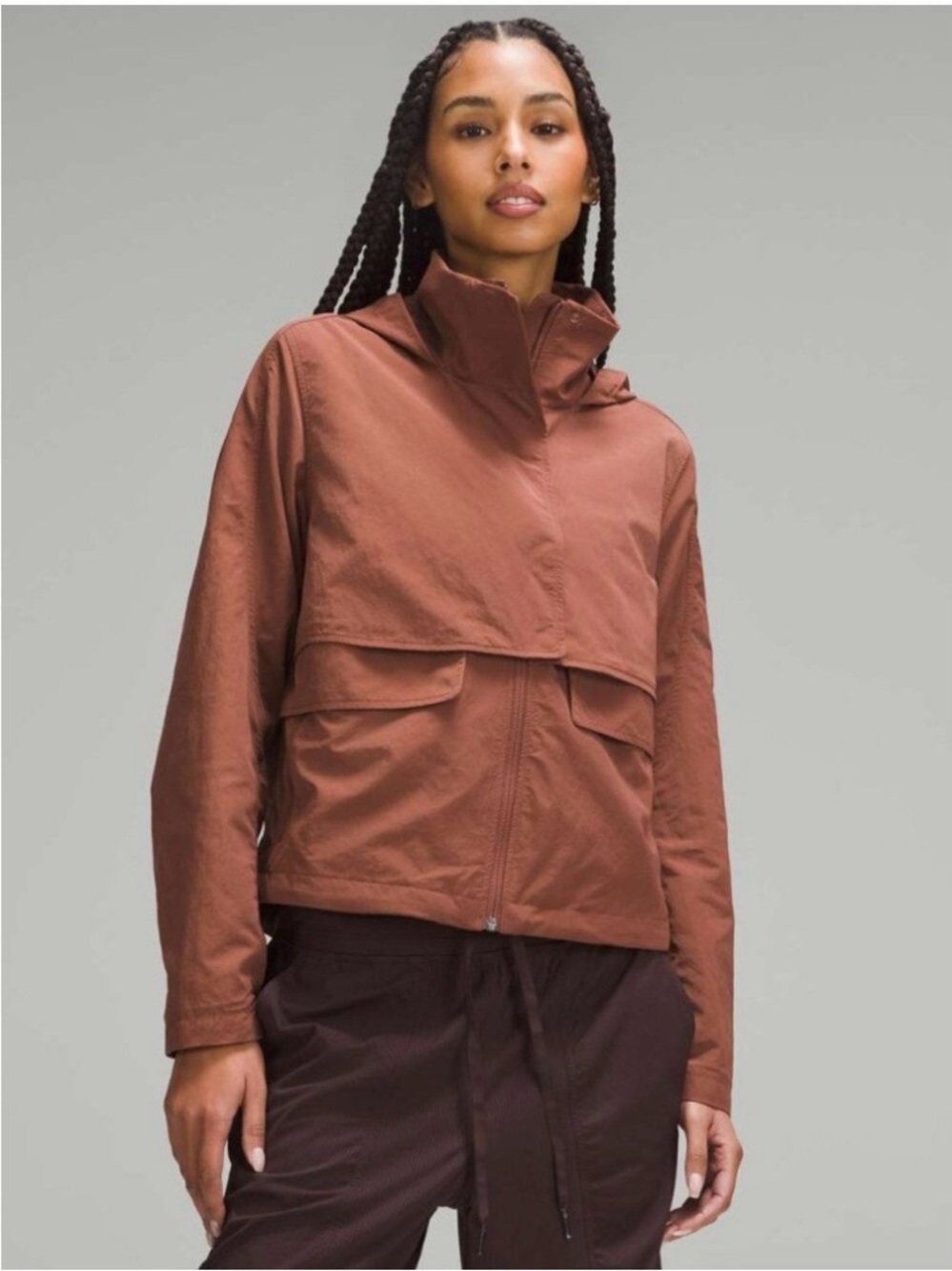 Lululemon Always Effortless Women’s  Rust/Antique Copper Jacket, Sz 10